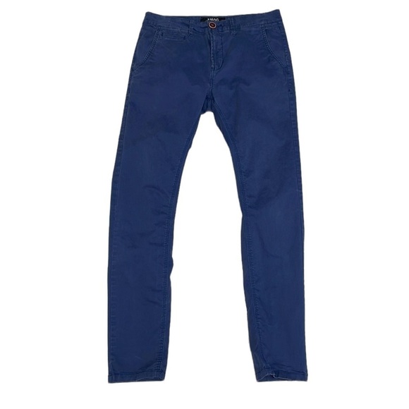 SMOG Pants Blue Chino Trousers Size 29 - Picture 1 of 10